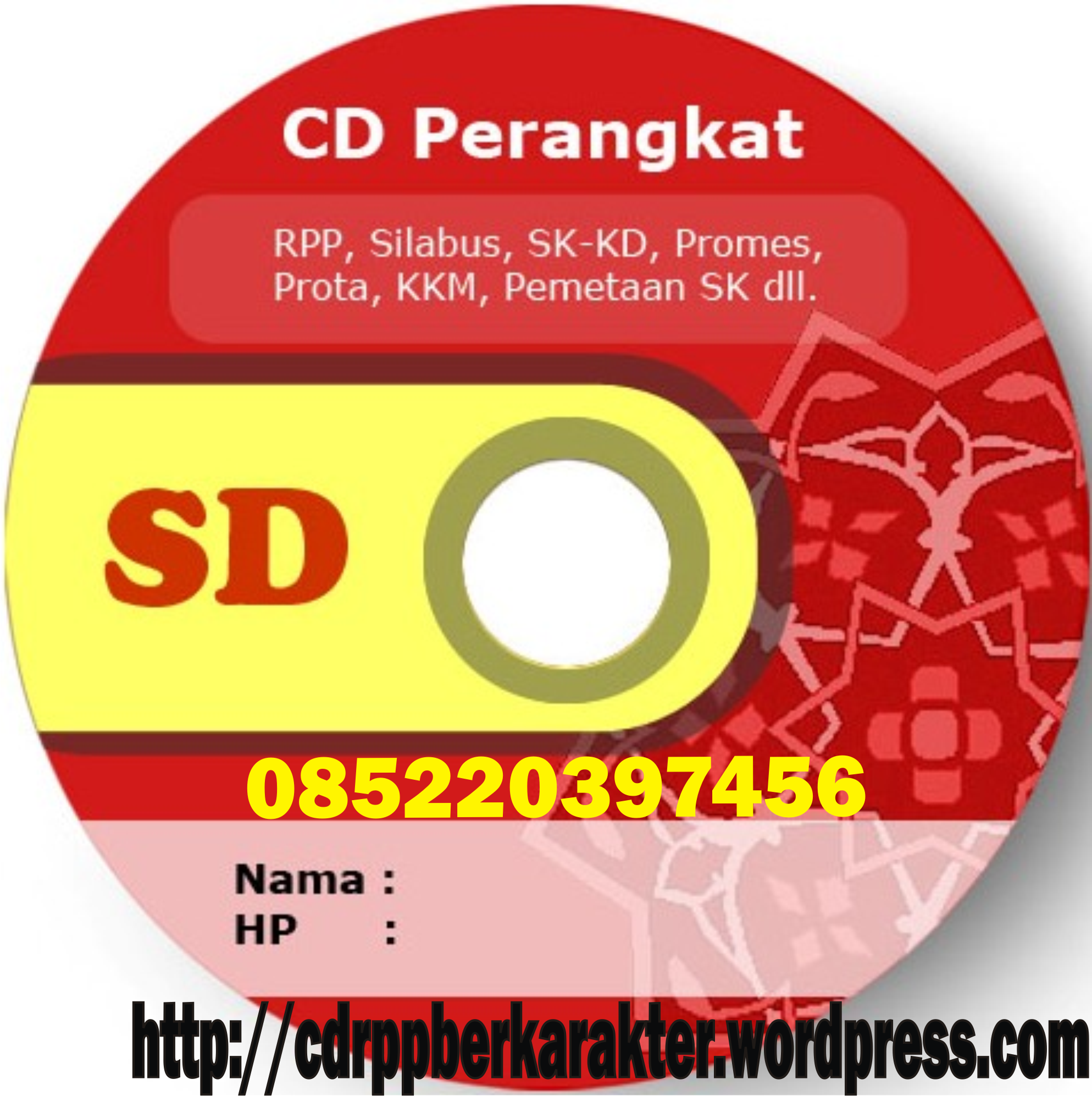 INFORMASI CD RPP Silabus SD Berkarakter  CD RPP SILABUS 